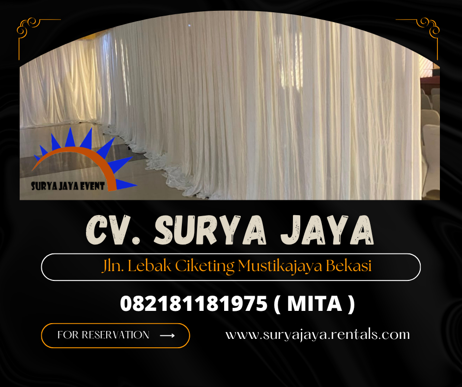 Rental Tirai Hitam Jakarta 082181181975
