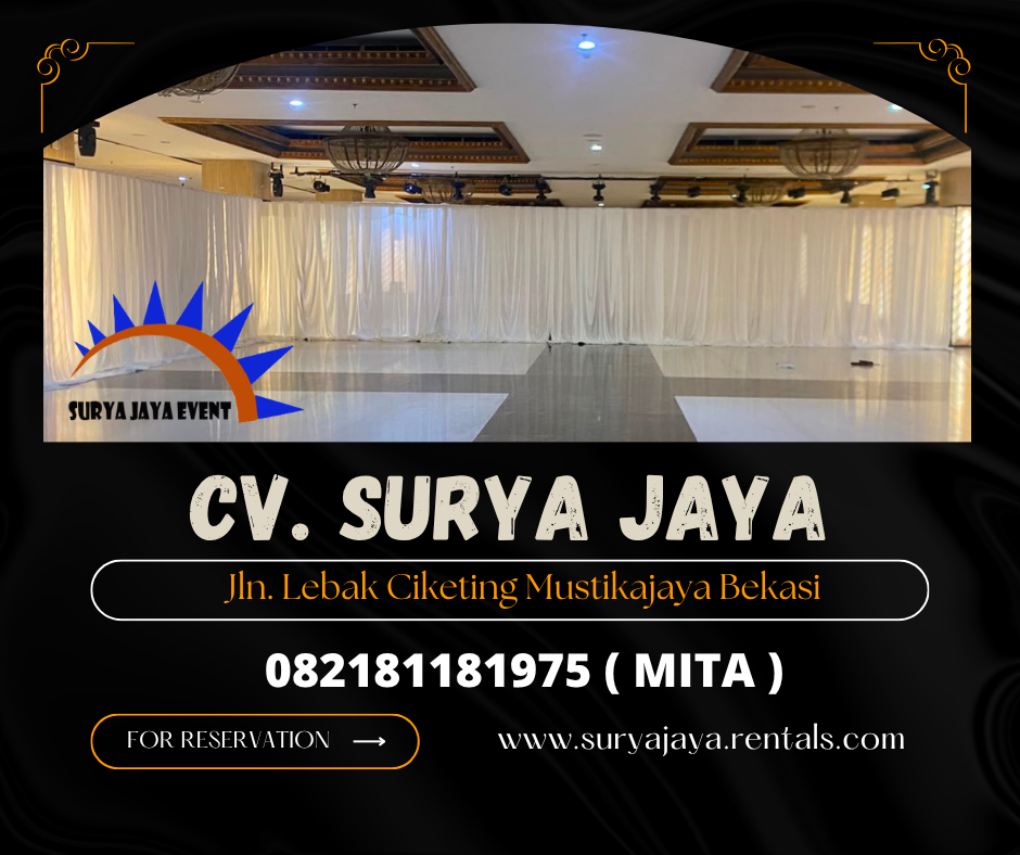 Rental Tirai Hitam Jakarta 082181181975
