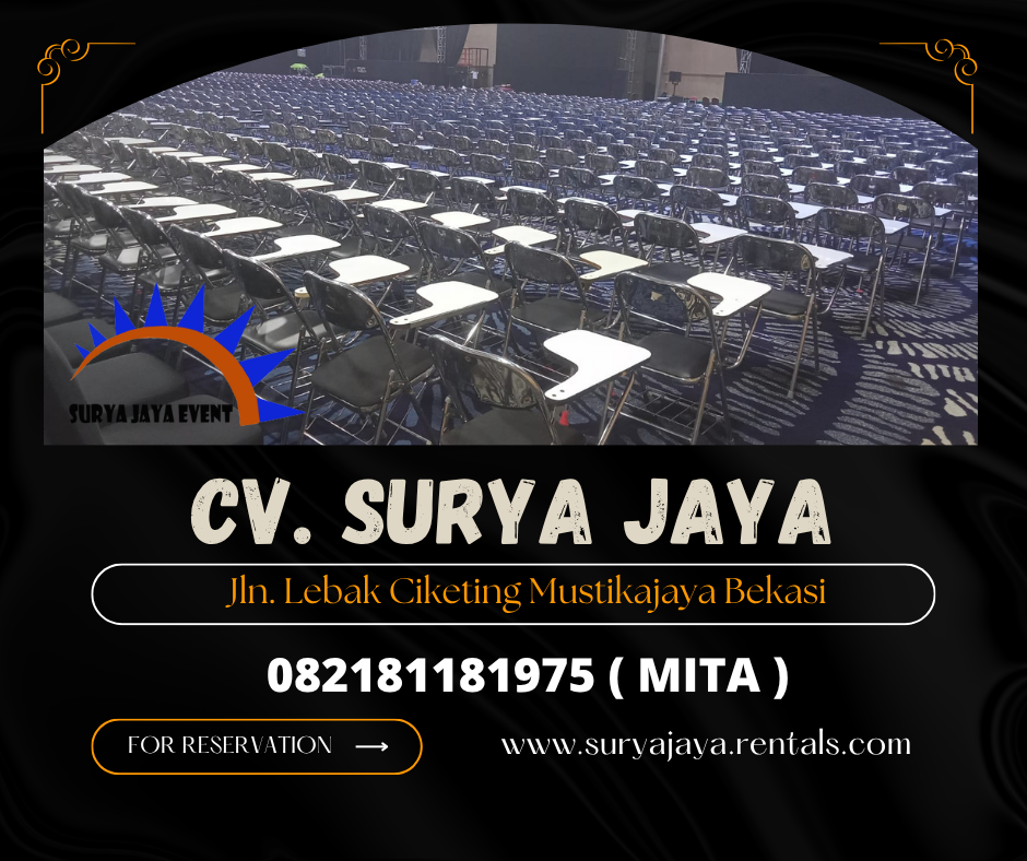 Sewa Kursi Kuliah Rangka Stainless Jakarta