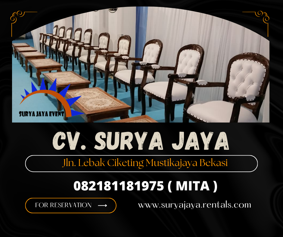 LAYANAN SEWA ARM CHAIR KAYU AREA JAKARTA