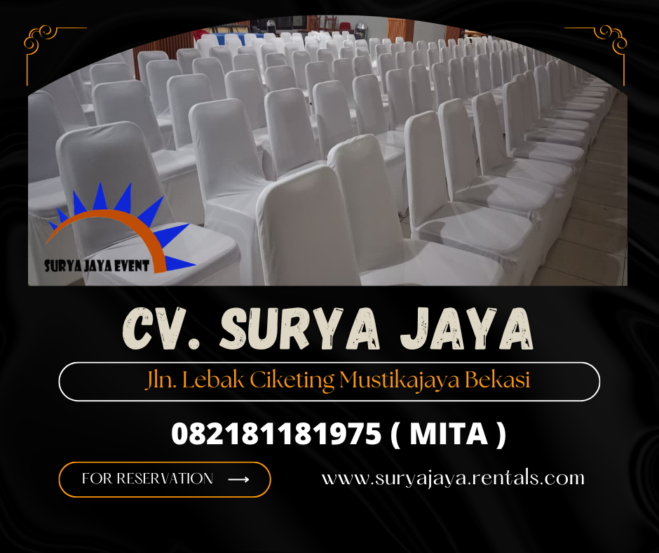 RENTAL KURSI FUTURA COVER WHITE AREA JAKARTA