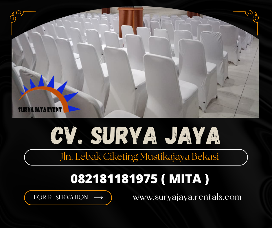 RENTAL KURSI FUTURA COVER WHITE AREA JAKARTA