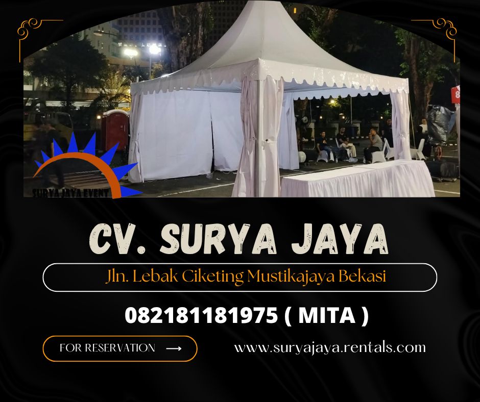 Sewa Tenda Sarnafil Kerucut Di Jakarta (082181181975)