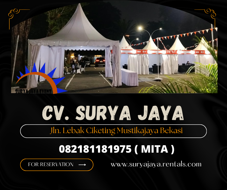 Sewa Tenda Sarnafil Kerucut Di Jakarta (082181181975)