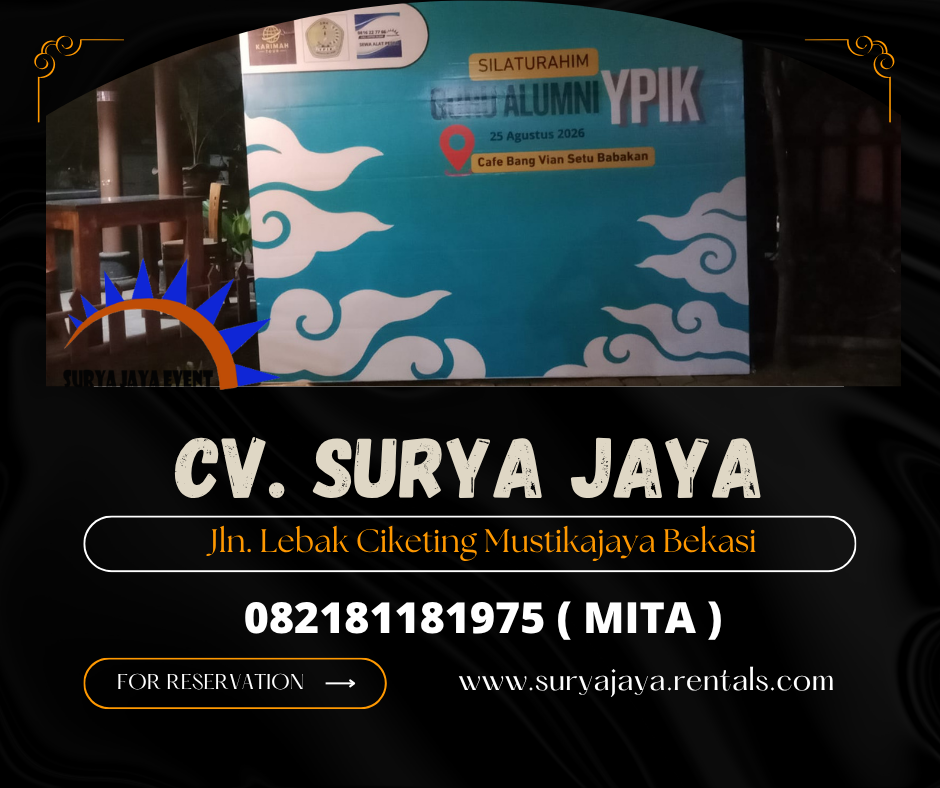 Sewa Backdrop 2,5x3m Jakarta (082181181975)