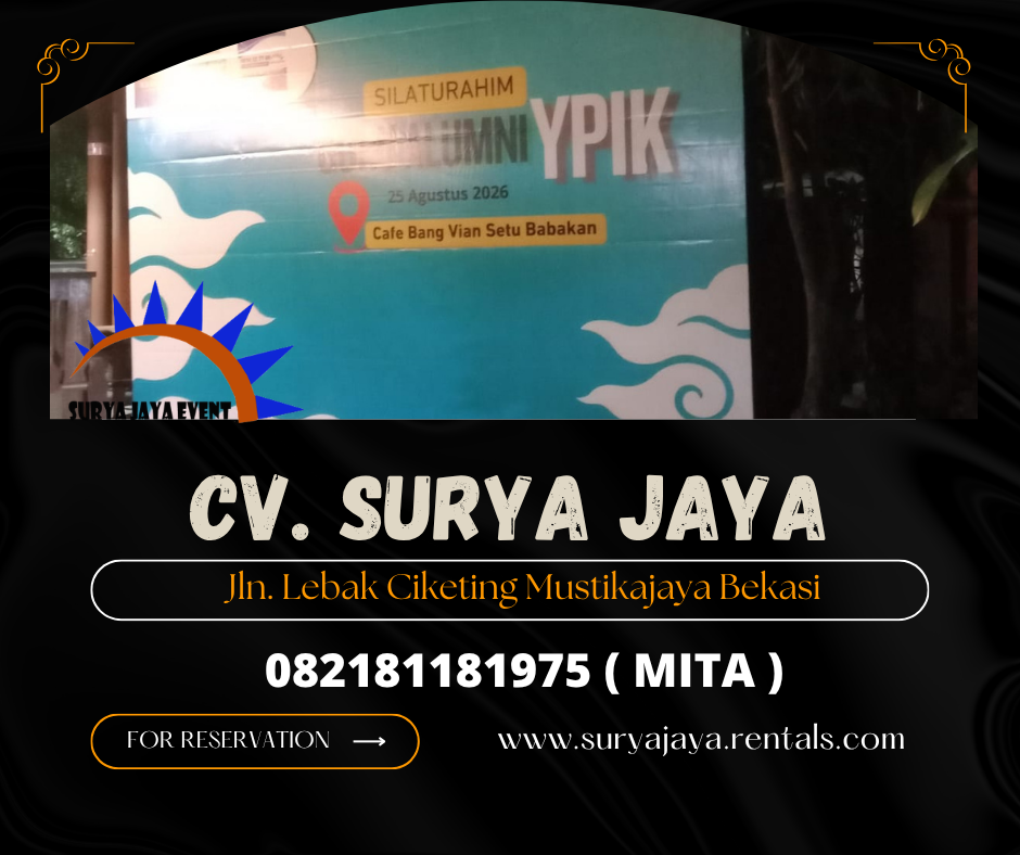 Sewa Backdrop 2,5x3m Jakarta (082181181975)