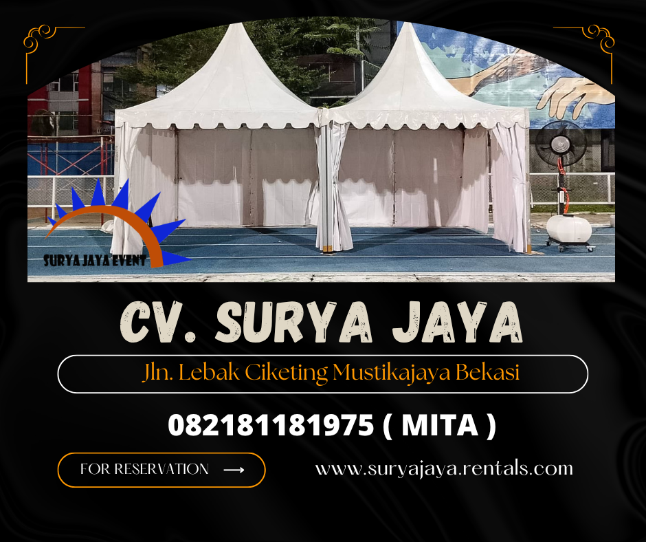 PUSAT SEWA TENDA SARNAFIL WILAYAH JAKARTA