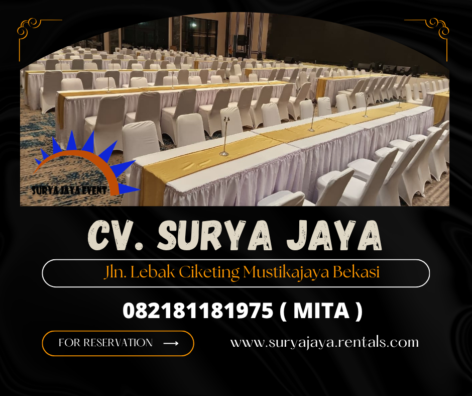 Sewa Kursi Event Stainless,Meja HPL Alam Sutra (082181181975)
