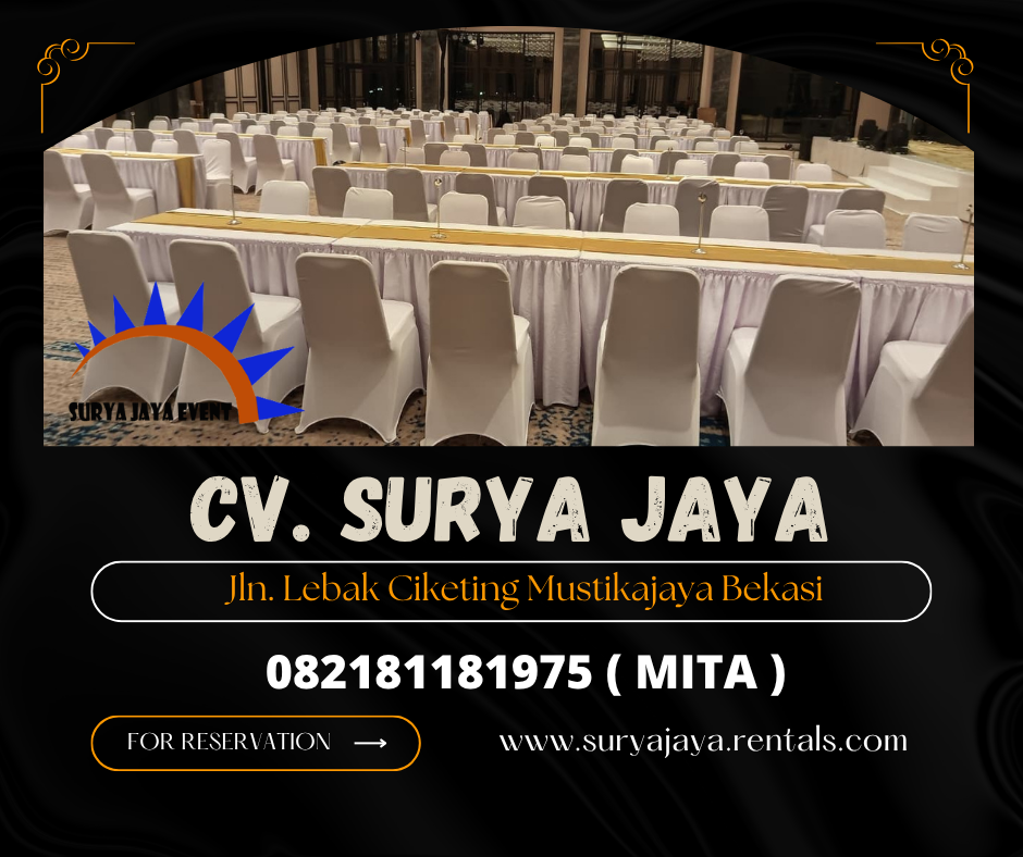 Sewa Kursi Event Stainless,Meja HPL Alam Sutra (082181181975)