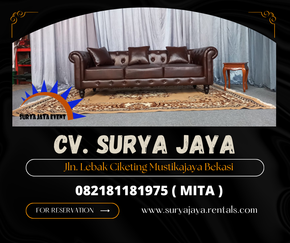 Sewa Sofa Tamu Triple Bogor (082181181975)