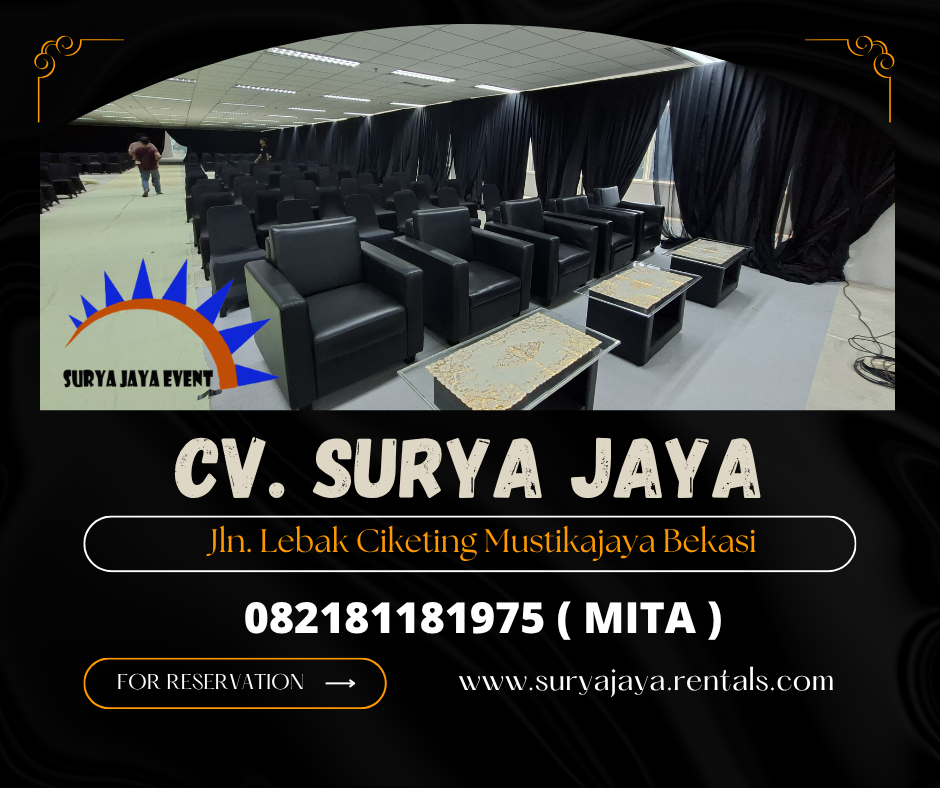 Sewa Sofa Single Hitam Kuningan Jaksel (082181181975)