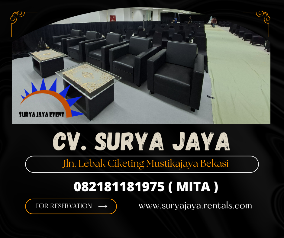 Sewa Sofa Single Hitam Kuningan Jaksel (082181181975)