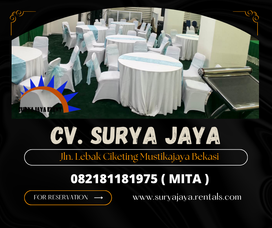 Sewa Round Table Diameter 400cm Bogor (082181181975)