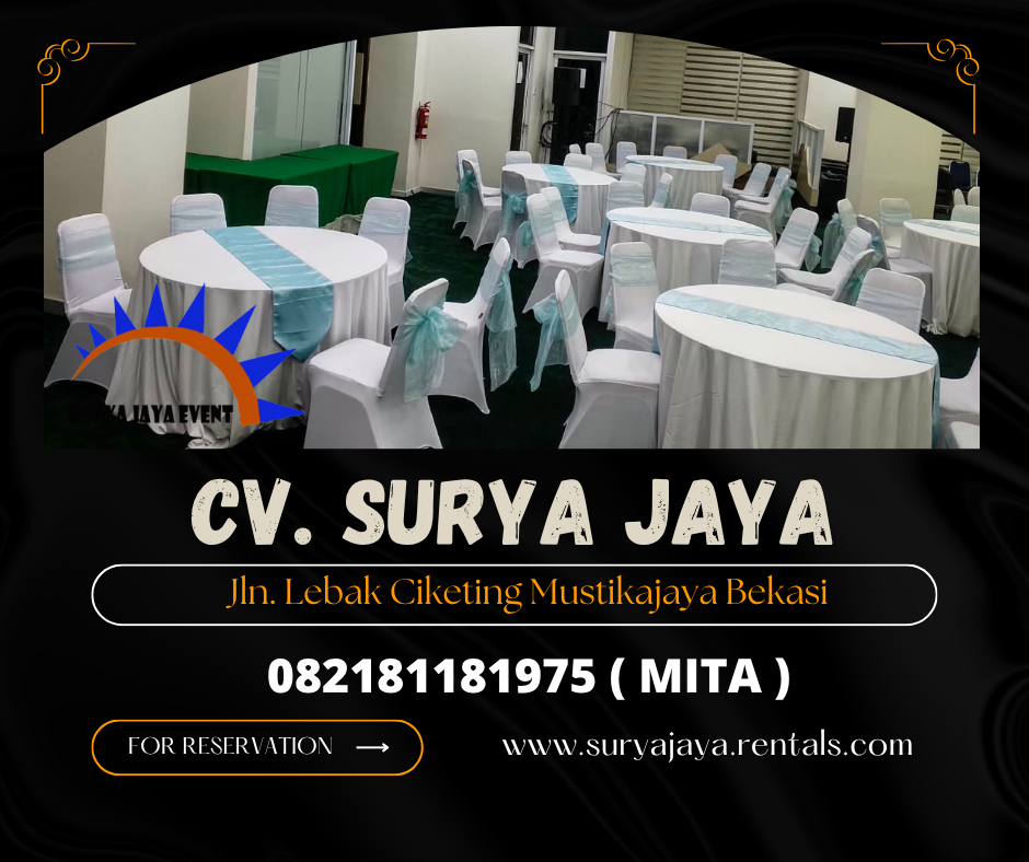 Sewa Round Table Diameter 400cm Bogor (082181181975)