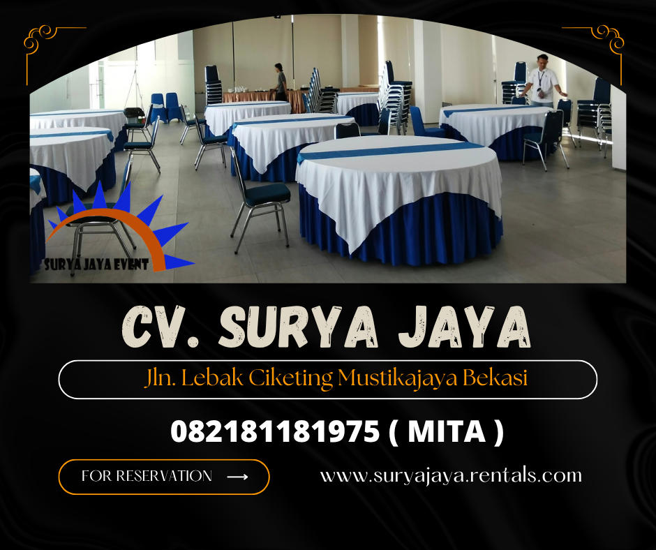 Sewa Meja Bulat Jakarta (082181181975)