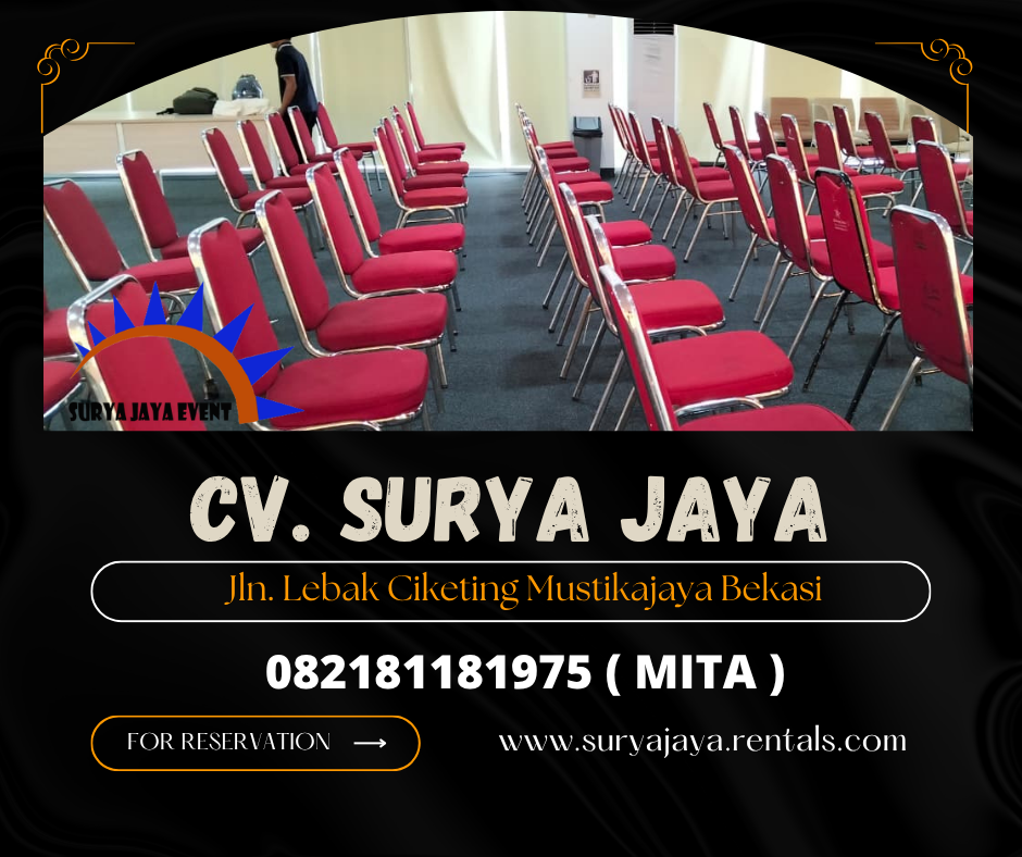 Sewa Kursi Susun Stainless PIK (082181181975)