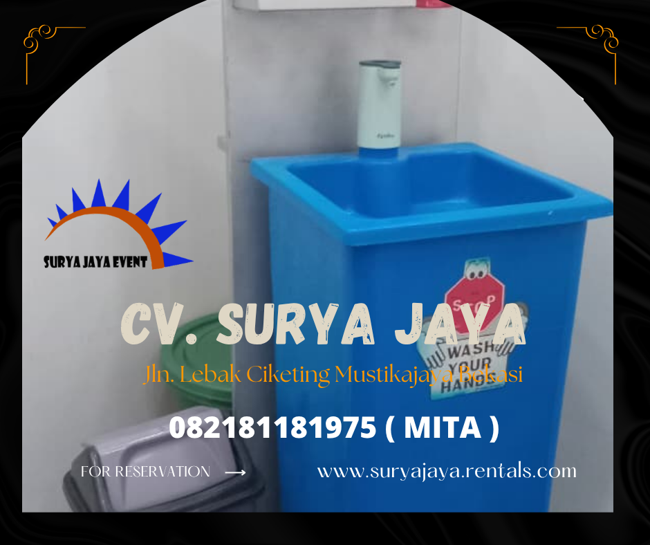 Sewa Wastafel Portable Kotak Jakarta