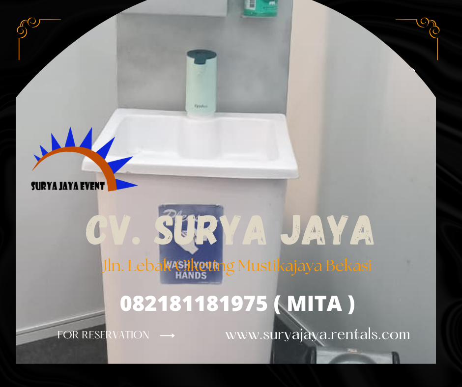 Sewa Wastafel Portable Kotak Jakarta