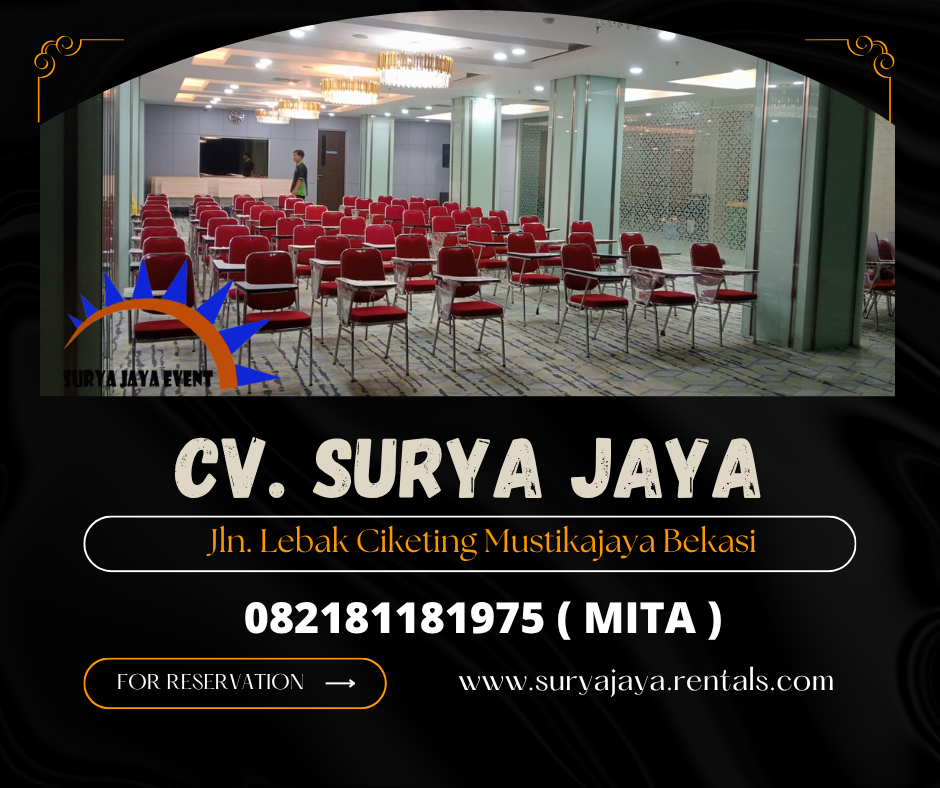Rental Kursi Kuliah Merah Jakarta (082181181975)
