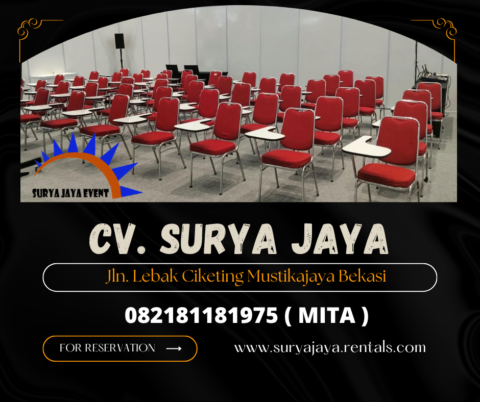 Rental Kursi Kuliah Merah Jakarta (082181181975)