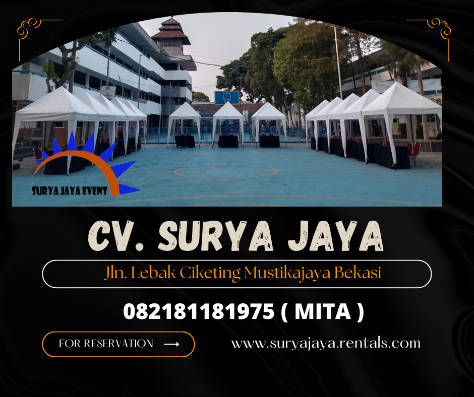 MENYEWAKAN TENDA BAZAR OUT DOOR JAKARTA 082181181975