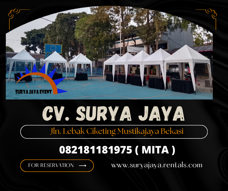 MENYEWAKAN TENDA BAZAR OUT DOOR JAKARTA 082181181975