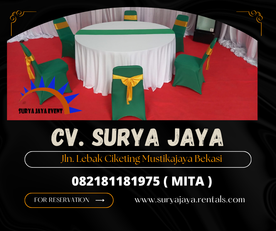 Sewa Cover Kursi Hijau Jakarta (082181181975)