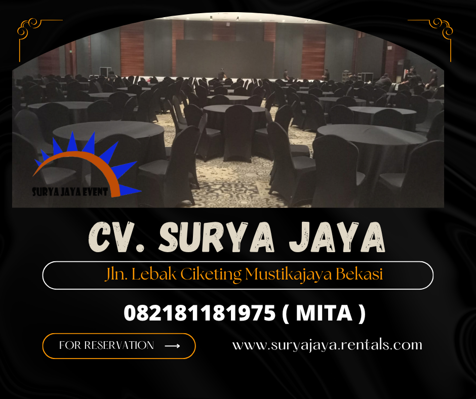 Sewa Round Table Taplak Tebar Hitam Jakarta (082181181975)