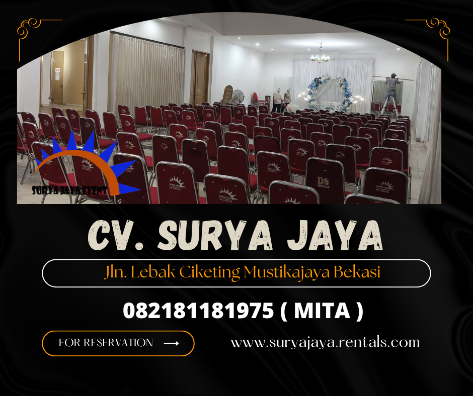 Sewa Kursi Susun Polos Bintara Bekasi (082181181975)