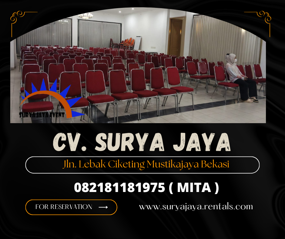 Sewa Kursi Susun Polos Bintara Bekasi (082181181975)