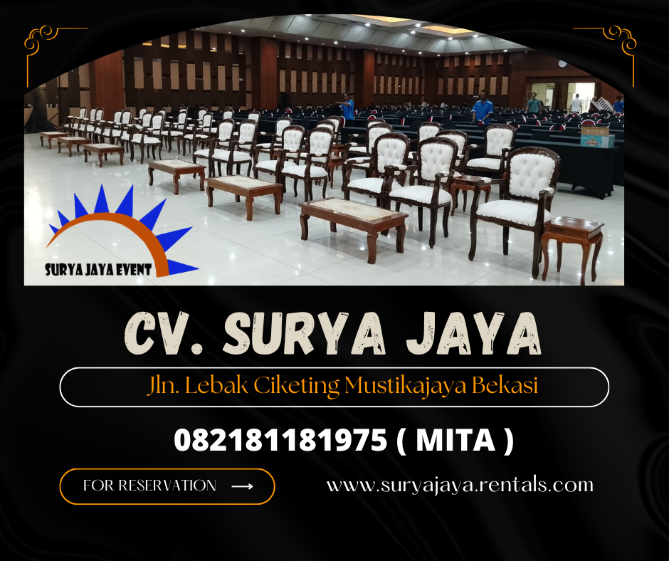Rental Arm Chairs VIP Jakarta Selatan (082181181975)