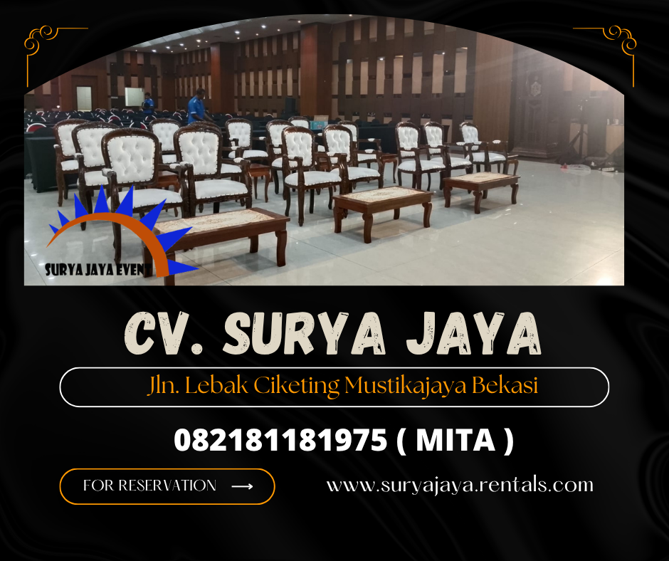 Rental Arm Chairs VIP Jakarta Selatan (082181181975)