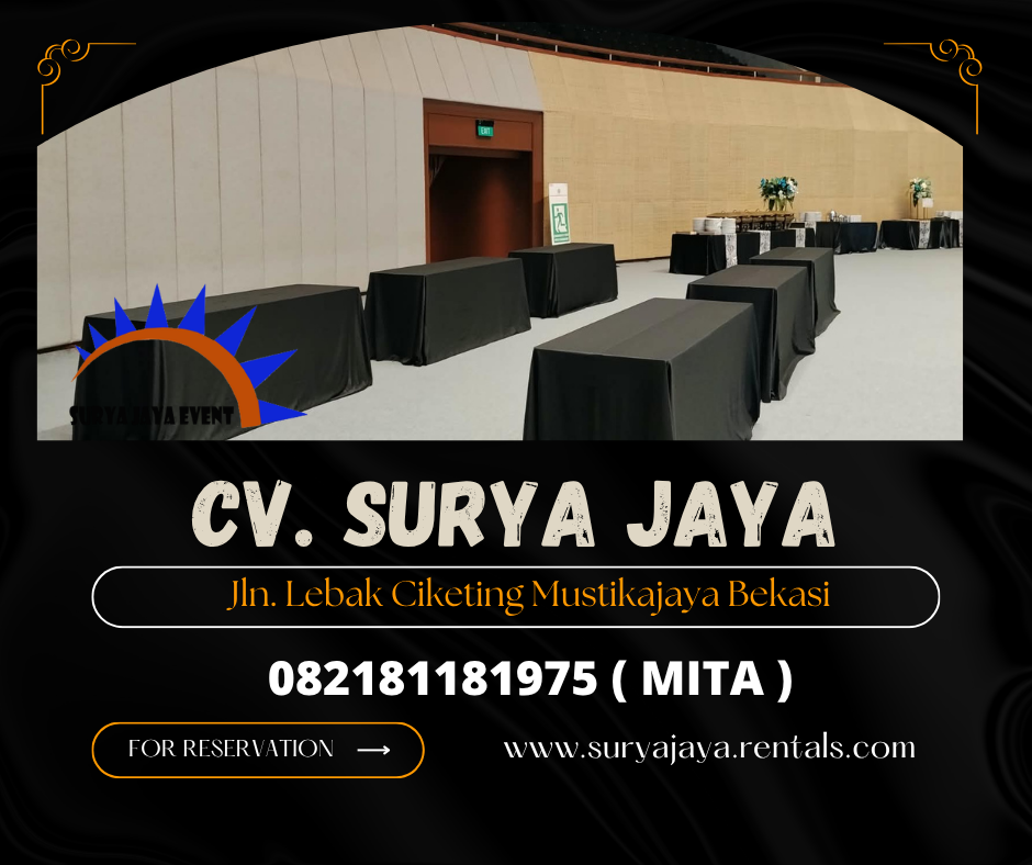 Sewa Meja Ibm Cover Hitam Jakpus (082181181975)