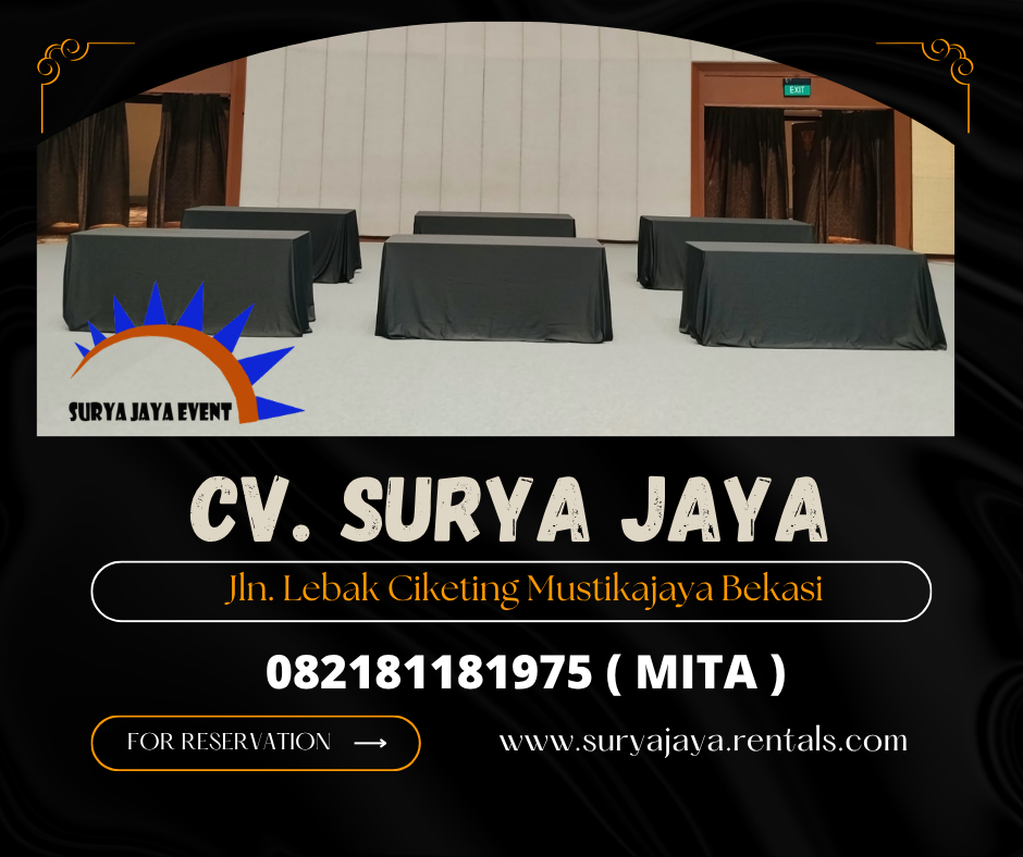 Sewa Meja Ibm Cover Hitam Jakpus (082181181975)