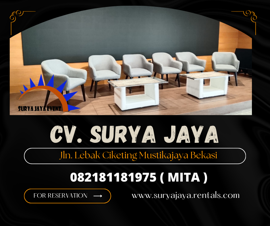 Rental Sofa Studio Dan Meja Kaca Vip Jakarta (082181181975)