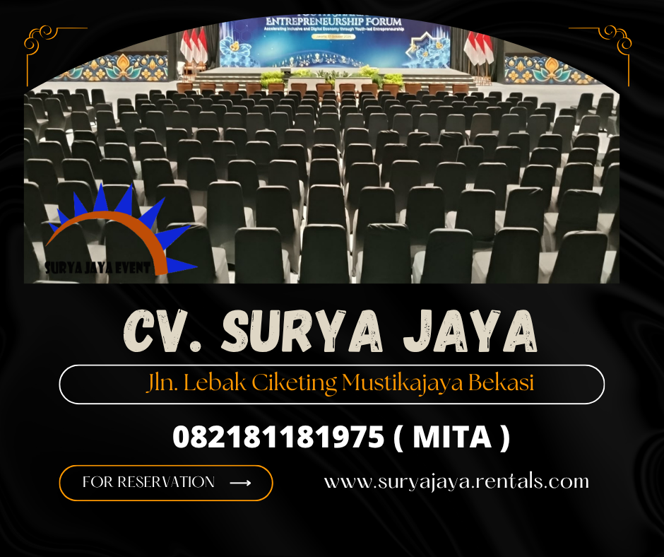 Sewa Kursi Plus Sarung Kursi Ketat Hitam Jakpus (082181181975)