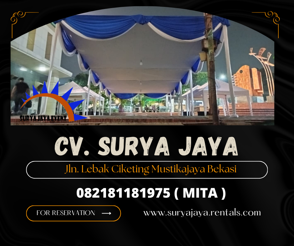 Menyewakan Tenda Plafon Bersih Jakarta (082181181975)