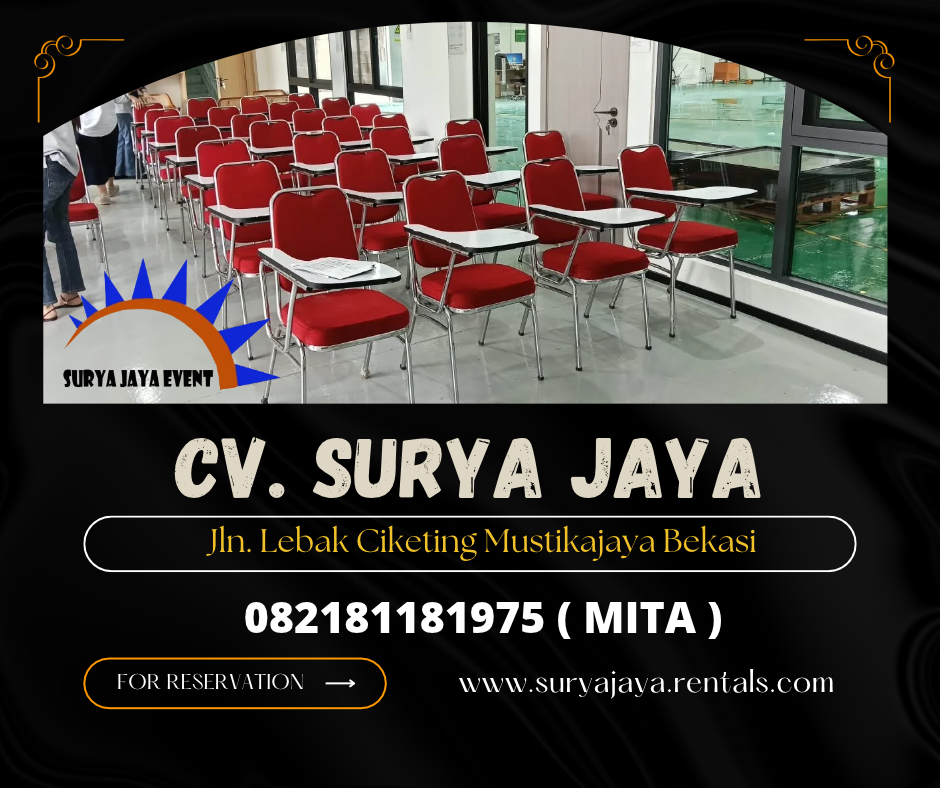 Gudang Sewa Kursi Test Merah Area Jakarta (082181181975)