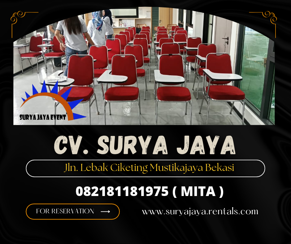 Gudang Sewa Kursi Test Merah Area Jakarta (082181181975)