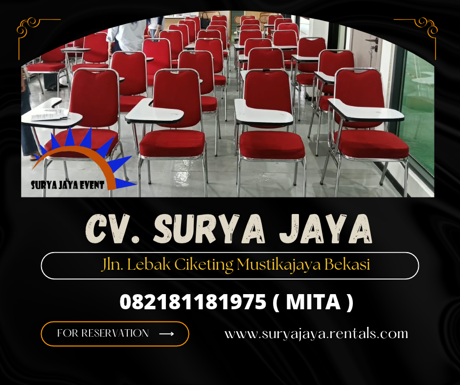 Gudang Sewa Kursi Test Merah Area Jakarta (082181181975)